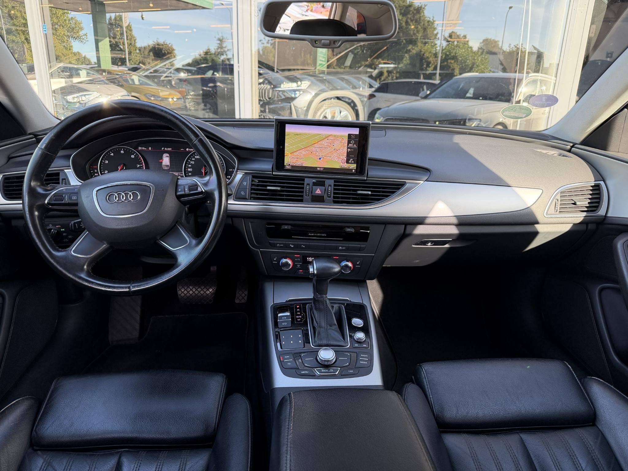 Audi A6 Avant 2.0 TFSI Pro Line Plus AUTOMAAT | LEDER | S- L, Euro 5, 15 km/l, Gebruikt, Zwart