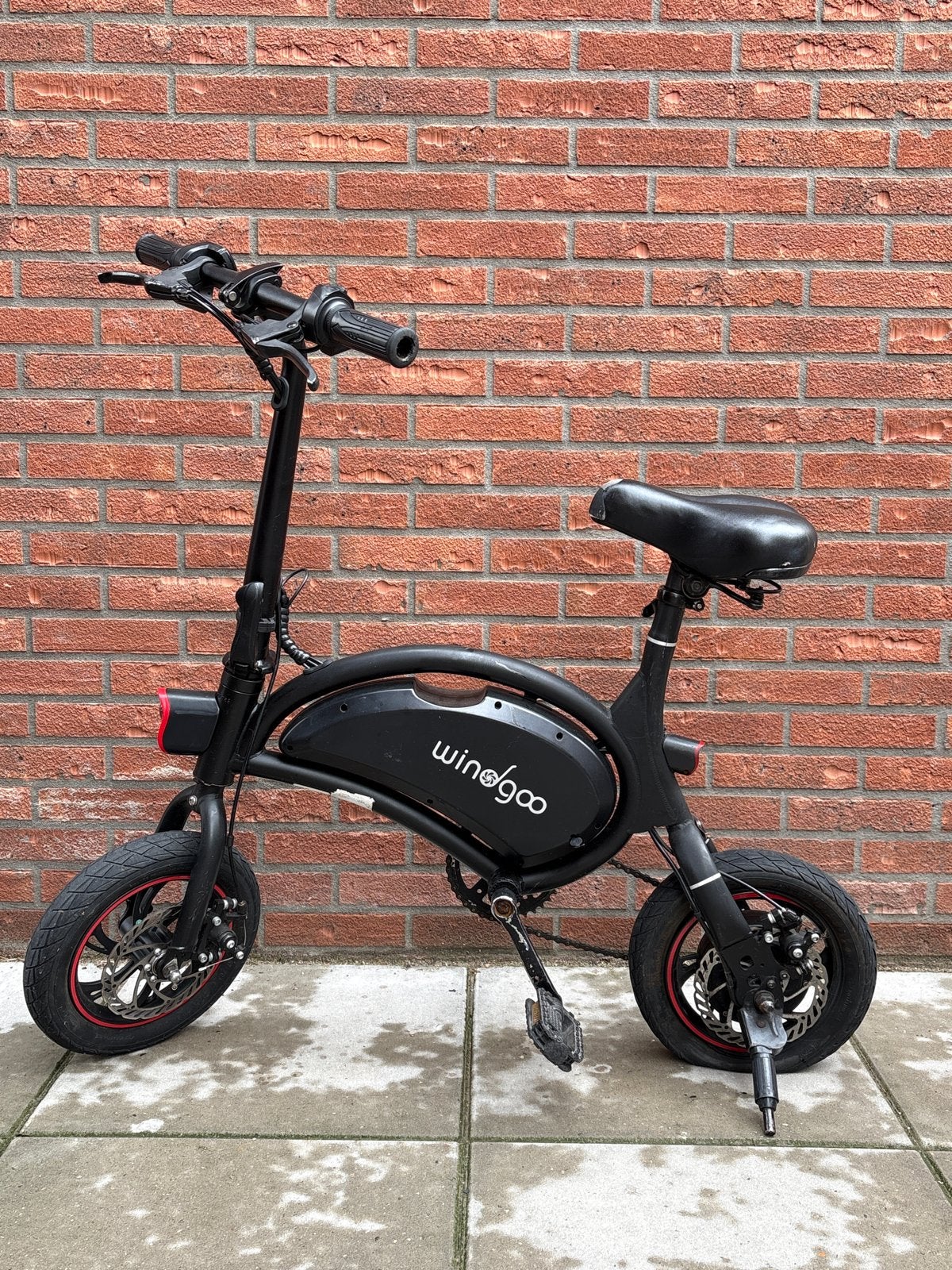 Windgoo B3 mini elektrische fiets - Compact en opvouwbaar, Minder dan 30 km per accu, Gebruikt, Minder dan 47 cm, Ophalen