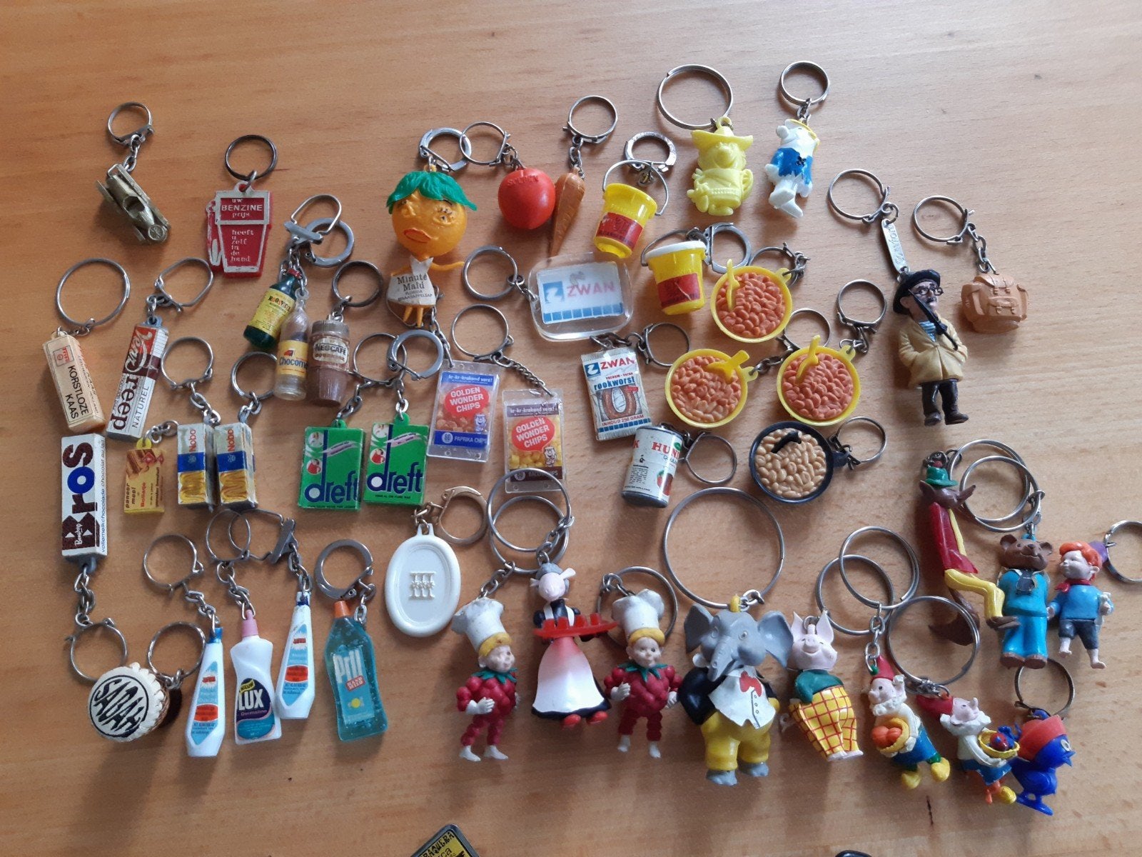 vintage sleutelhangers., Ophalen of Verzenden