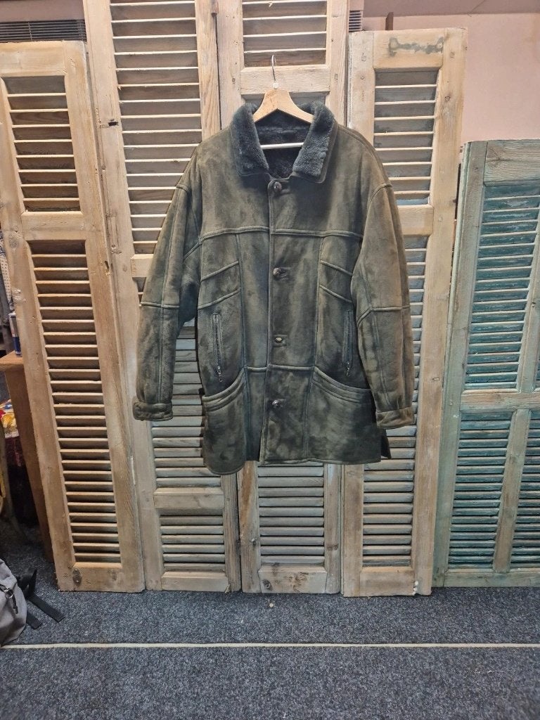 Mooi leren gevoerde lammy coat, Maat 46/48 (XL) of groter, Djt@dejuistetoon.eu, Ophalen of Verzenden, Mon Plaisir 19, Etten-Leur, Netherlands