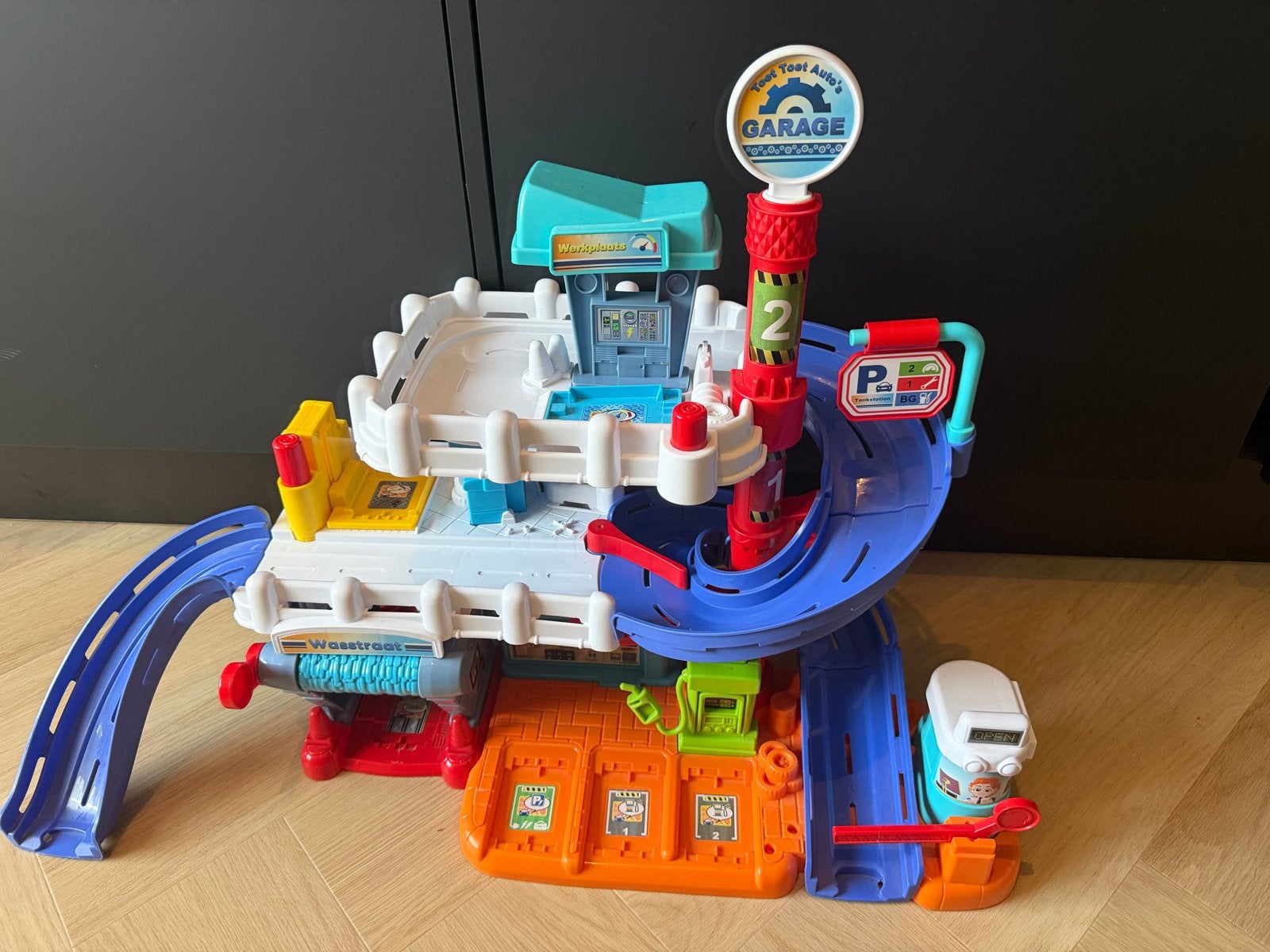 VTech Toet Toet Auto's Garage - Zo goed als nieuw, Ophalen of Verzenden, Zo goed als nieuw