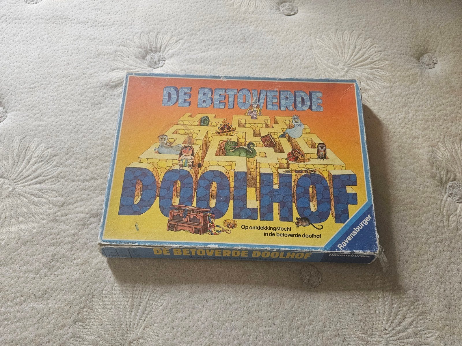Doolhof, Hobby en Vrije tijd, Gezelschapsspellen | Bordspellen, Ophalen of Verzenden, Gebruikt