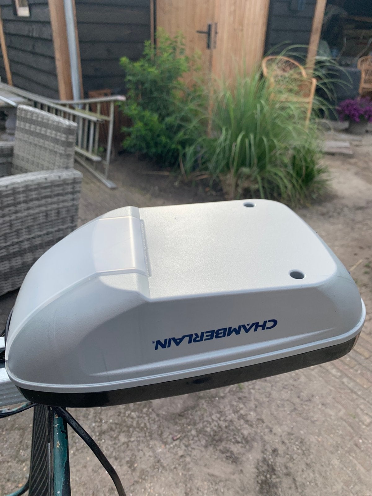CHAMBERLAIN garagedeur opener, Ophalen, Garagedeur, Zo goed als nieuw, 120 cm of meer