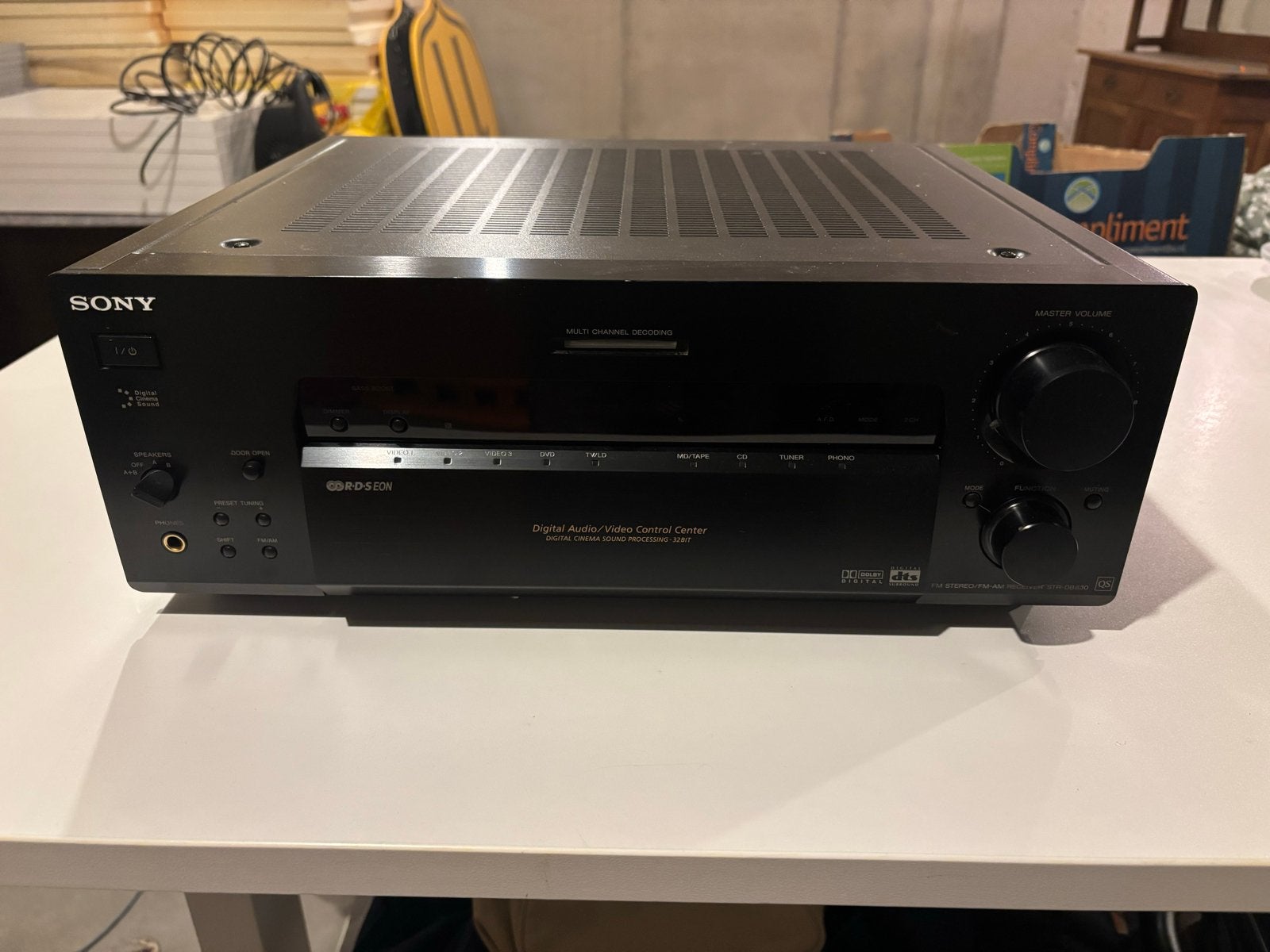 Sony STR-DB830 QS FM Stereo/FM-AM Receiver, Ophalen, Sony, 120 watt of meer, Gebruikt