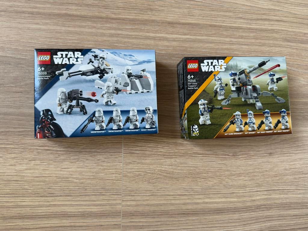 Lego star wars 75320 en 75345 nieuw!, Ophalen of Verzenden, Nieuw
