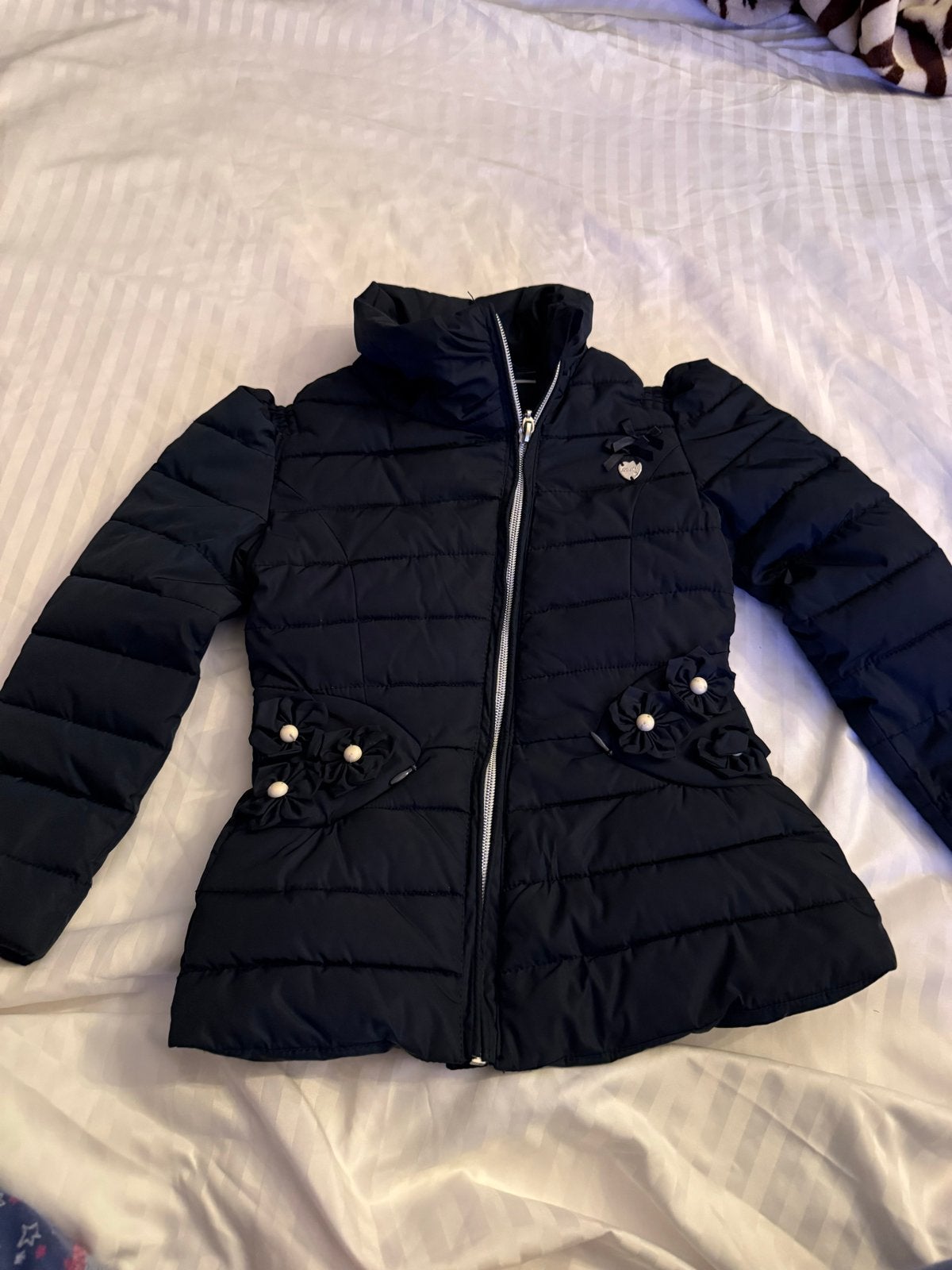 Glamorous Le Chic winterjas maat 110, Ophalen of Verzenden, Zo goed als nieuw, Maat 34 (XS) of kleiner, Blauw