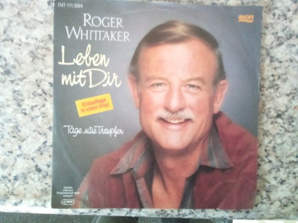 Roger Whittaker - Leben mit Dir (Rood Vinyl), Cd's en Dvd's, Vinyl Singles, Gebruikt, Colored vinyl, Originele persing, Single