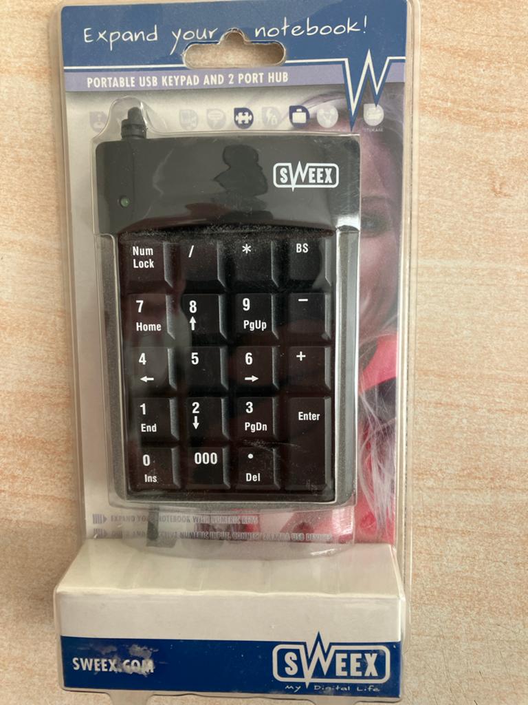 USB Numeriek toetsenbord, Computers en Software, Toetsenborden, Verzenden, Numeriek, Nieuw, Bedraad