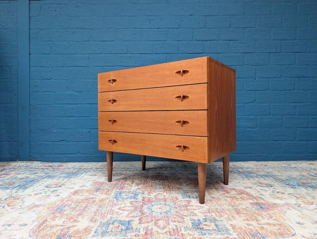 Vintage ladekast, Bramin Møbler, jaren 60, Ophalen, Huis en Inrichting