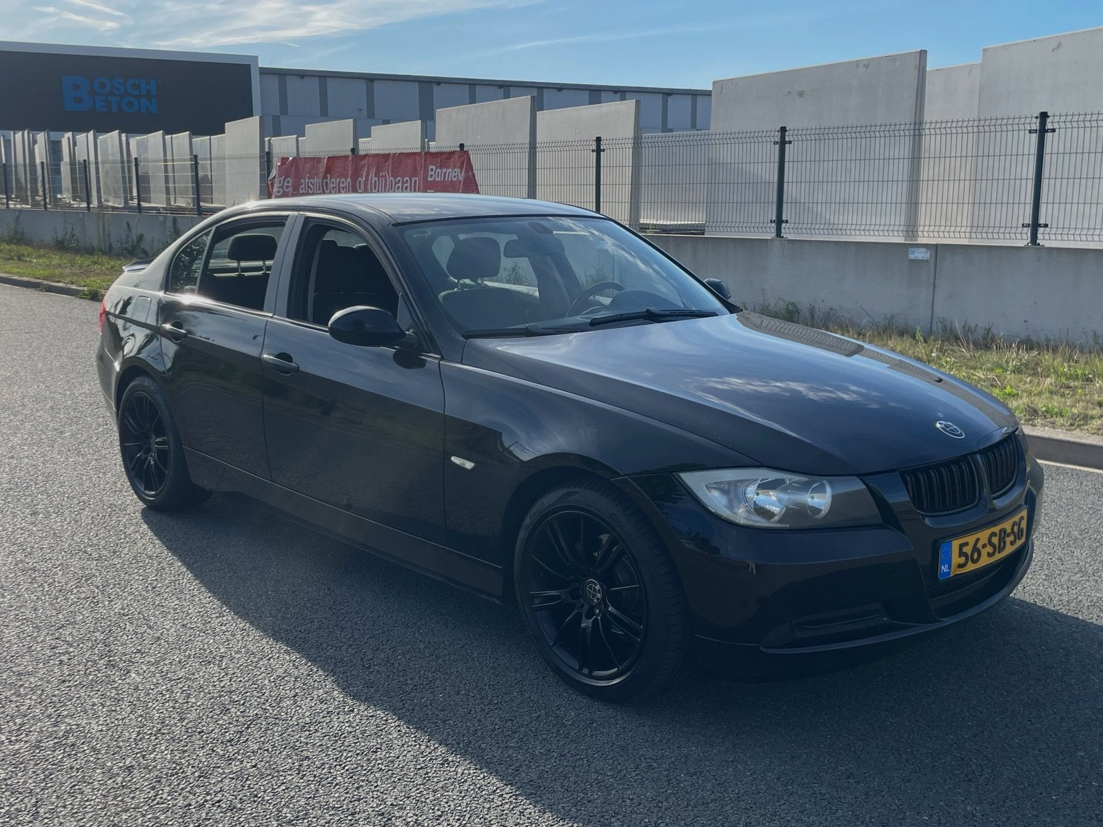 BMW 3-Serie 318i 2.0 AUT | 2005 | Zwart | APK 06-2027, Auto's, Achterwielaandrijving, 1995 cc, 4 cilinders, 129 pk