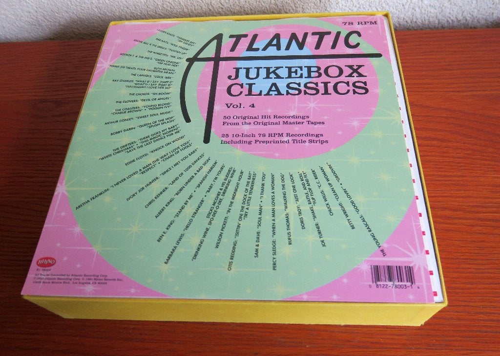 Rhino Records Atlantic Jukebox Classics Vol. 4 78 toeren, Boxset, Gebruikt, 10 inch, Boxset