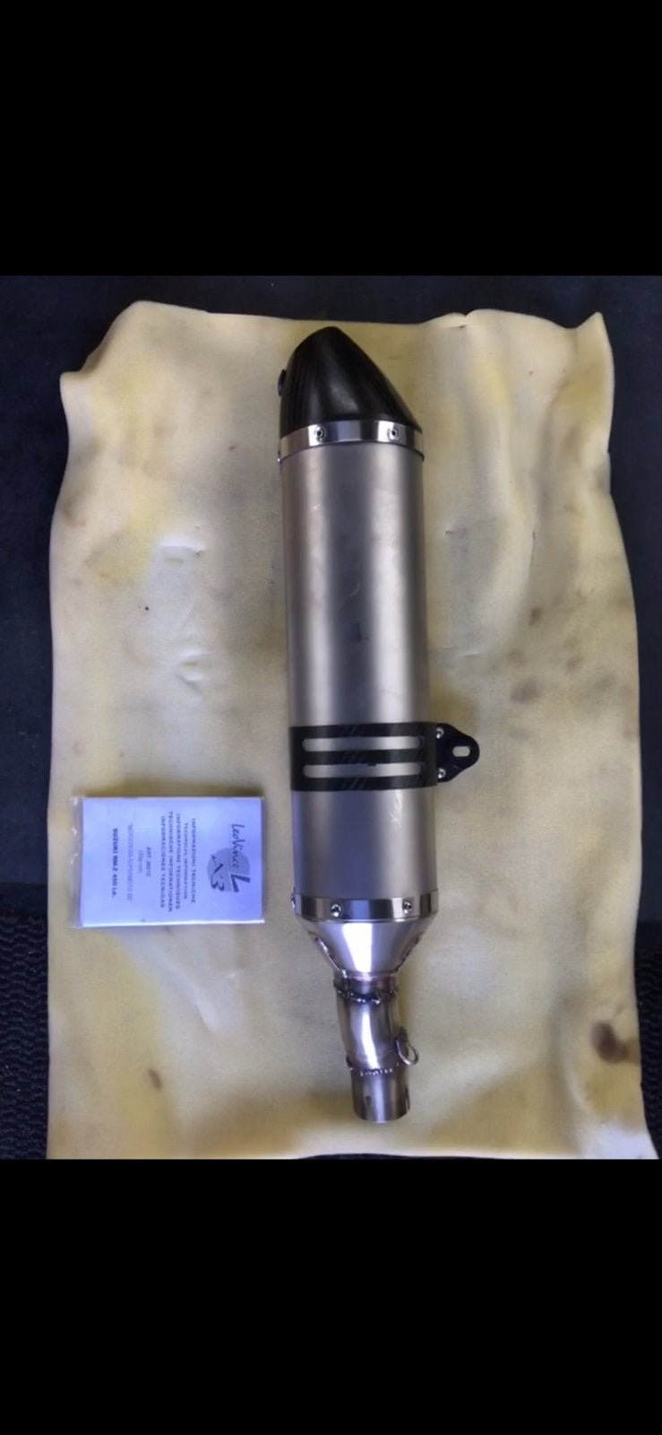 Leovince X3 uitlaat Suzuki RMZ 450 i.e. (Slip-on), Ophalen of Verzenden, Gebruikt