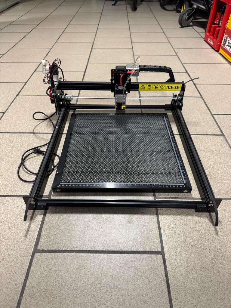 Neje lasergraveermachine en plaat - Nooit gebruikt!, Computers en Software, 3D Printers, Ophalen, Nieuw
