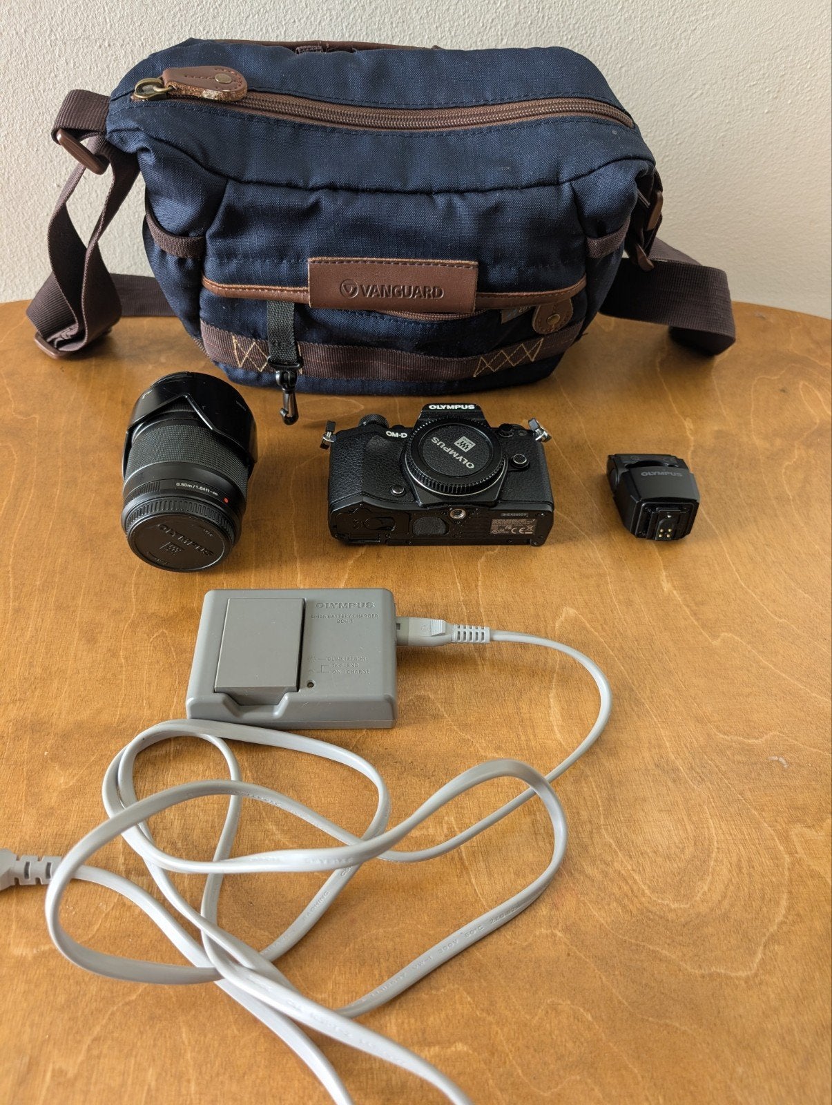 Olympus OM-D E-M10 Mark II + M.Zuiko 45mm f/1.8 Portretlens, Audio, Tv en Foto, Fotocamera's Digitaal, Ophalen, Zo goed als nieuw