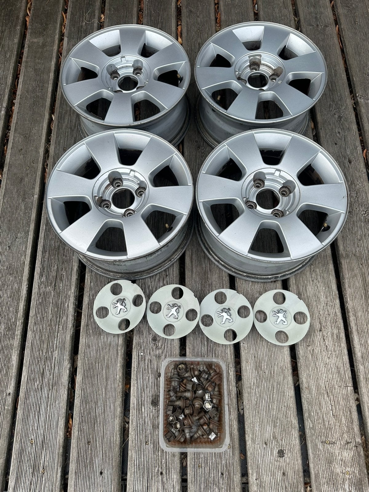 lm velgen Peugeot partner Citroën berligo 15inch, Ophalen, Gebruikt, Peugeot