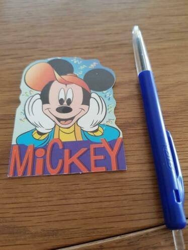 Mickey Mouse plaatje karton, Verzamelen, Verzenden, Mickey Mouse, Nieuw, Plaatje of Poster