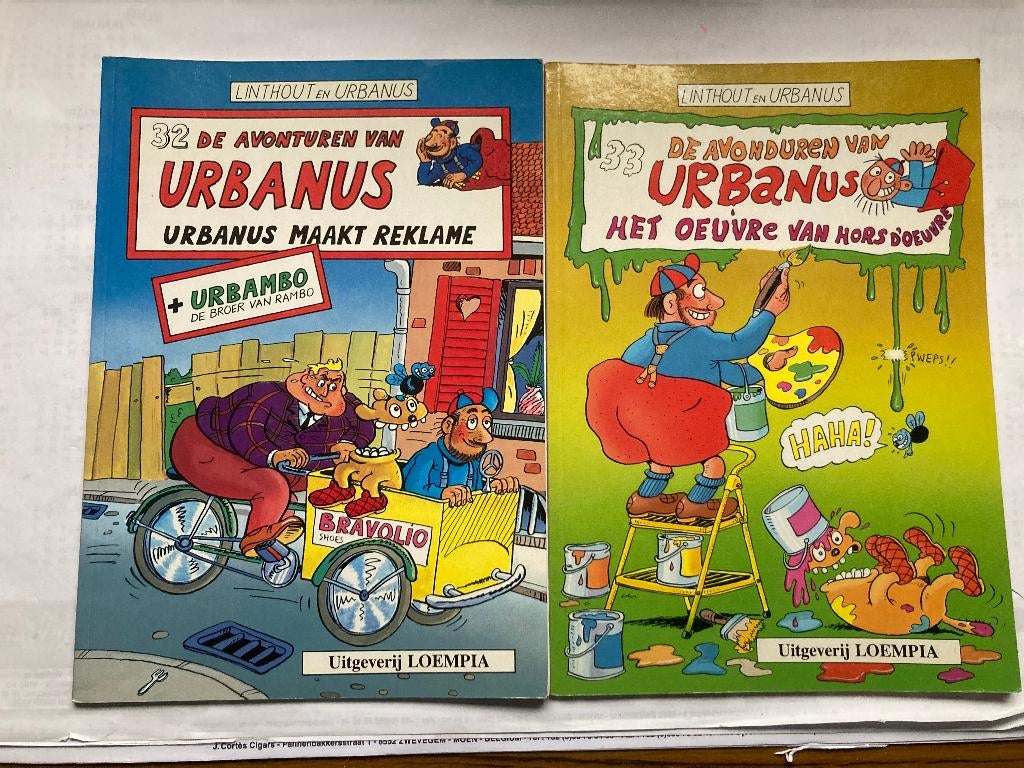 T.K. nog 7 stripboeken van Urbanus zie actuele lijst, Meerdere stripboeken, Ophalen of Verzenden, Gelezen, Urbanus
