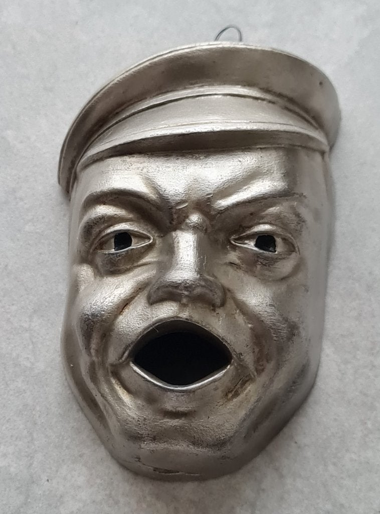 Antieke pijphouder van tin - gemerkt, Antiek en Kunst, Ophalen of Verzenden