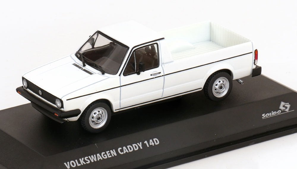 VW Caddy 14D, Alpine White, 1/43, Solido, Solido, Auto, Nieuw, Ophalen of Verzenden