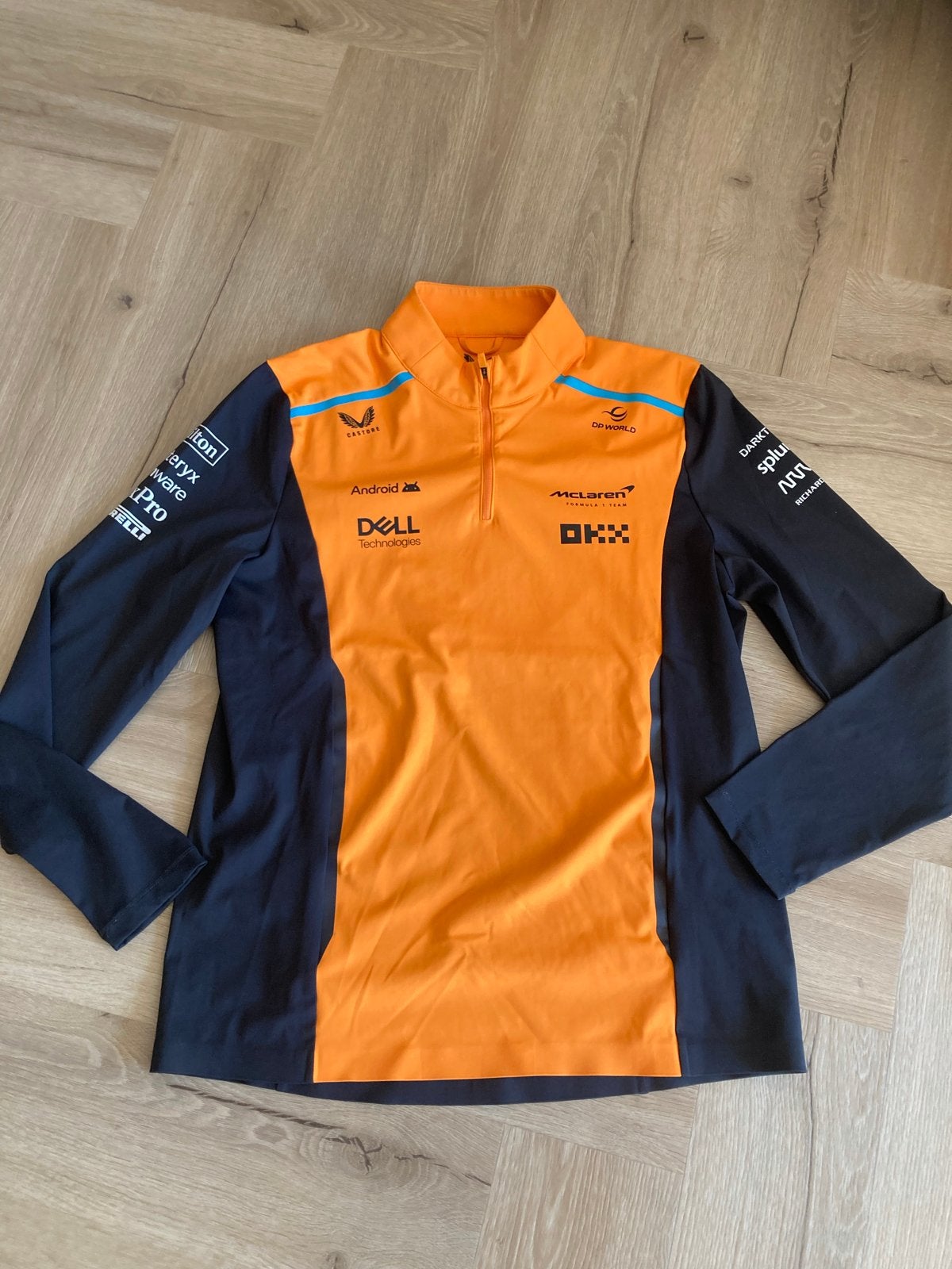 Castore McLaren F1 Teamtrui Maat M, Maat 38/40 (M), Verzenden, Oranje, Zo goed als nieuw