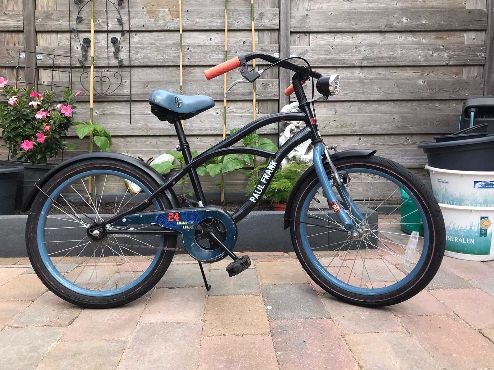 Stoere fiets 20 inch, Fietsen en Brommers, Fietsen | Kinderfietsjes, Ophalen of Verzenden, Gebruikt, Terugtraprem, 20 inch of meer