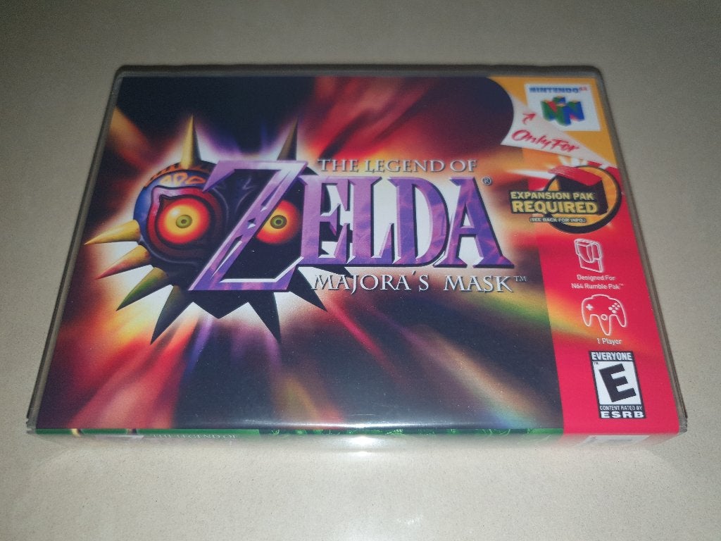 The Legend of Zelda Majora's Mask N64 Game Case (2), Spelcomputers en Games, Games | Nintendo 64, Avontuur en Actie, Verzenden