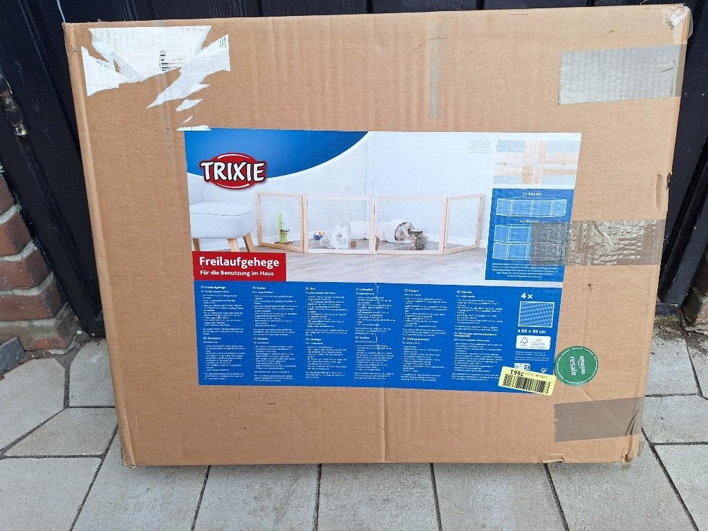 Konijnenren (NIEUW in verpakking), Dieren en Toebehoren, Knaagdieren en Konijnen | Hokken en Kooien, Nieuw, Ren, 60 tot 90 cm