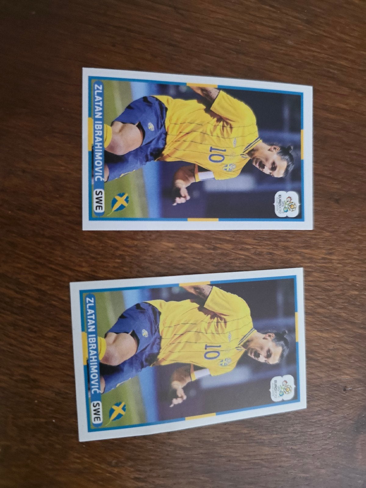 Zlatan Ibrahimovic panini EURO 2012 Voetbalplaatjes, Ophalen of Verzenden