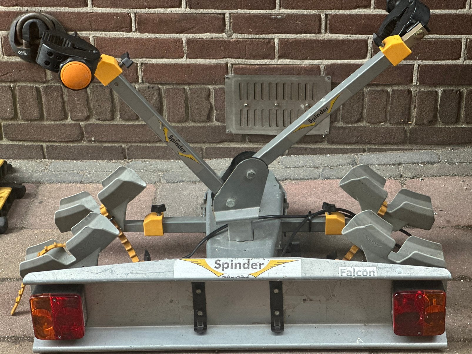 Spinder Falcon fietsendrager 2 fietsen, Ophalen, Zo goed als nieuw, Trekhaakdrager