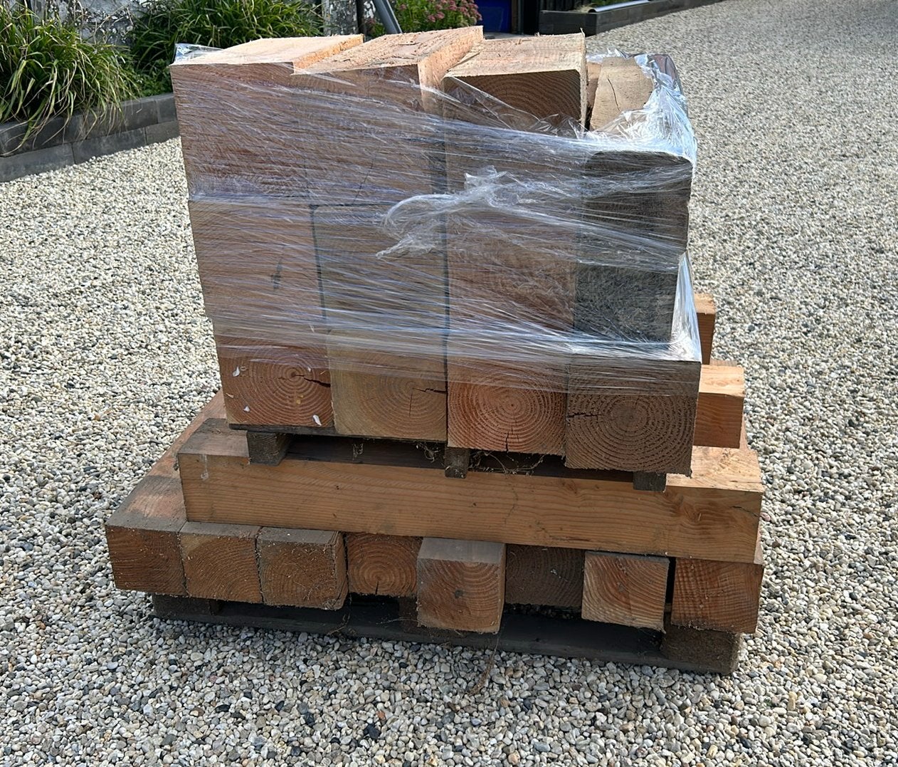 Douglas palen korte stukken, Tuin en Terras, Palen, Balken en Planken, Ophalen, Minder dan 180 cm, Palen