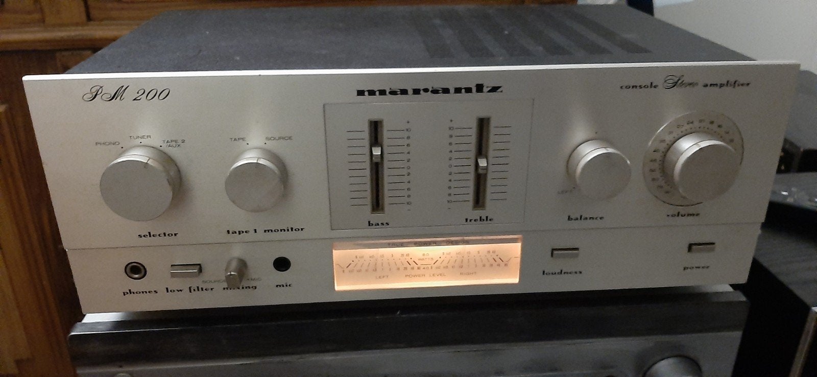 Marantz PM200 Console Stereo Versterker Vintage, Ophalen of Verzenden