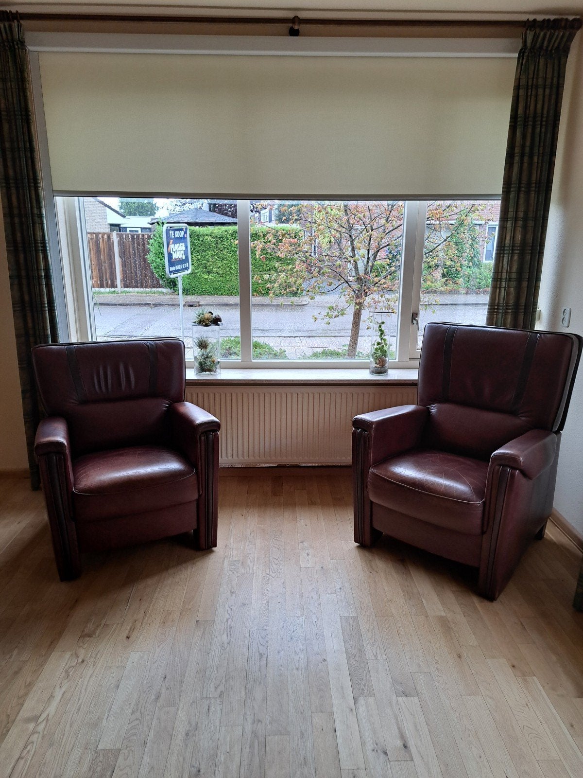 Zeer goed onderhouden bankstel Old Saddle leer € 600,-, Ophalen of Verzenden, Zo goed als nieuw, Vierpersoons of meer, Leer