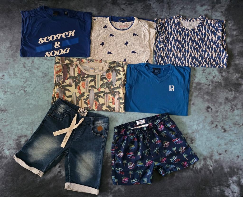 Merkkleding pakket 7st zomer jongen draagmaat 134 140, Kleding | Dames, Dames-kledingpakketten, Zo goed als nieuw, Maat 34 (XS) of kleiner