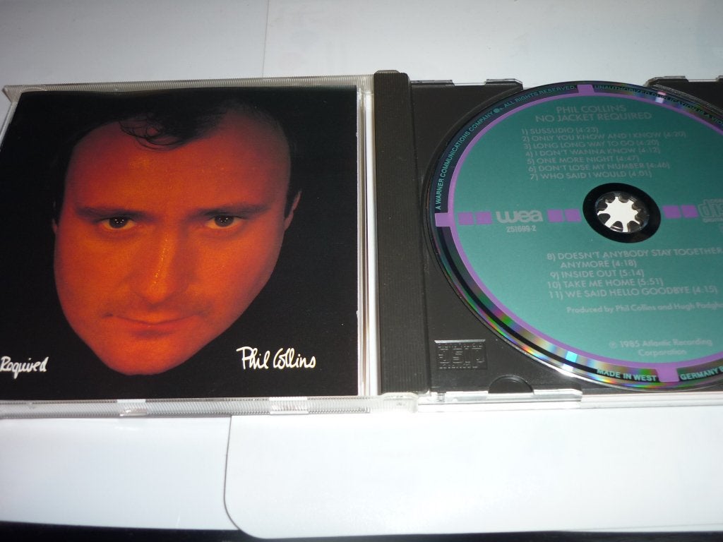 Phil Collins - No Jacket Required CD (1985), Gebruikt, Ophalen of Verzenden, Inclusief doosje, Poprock
