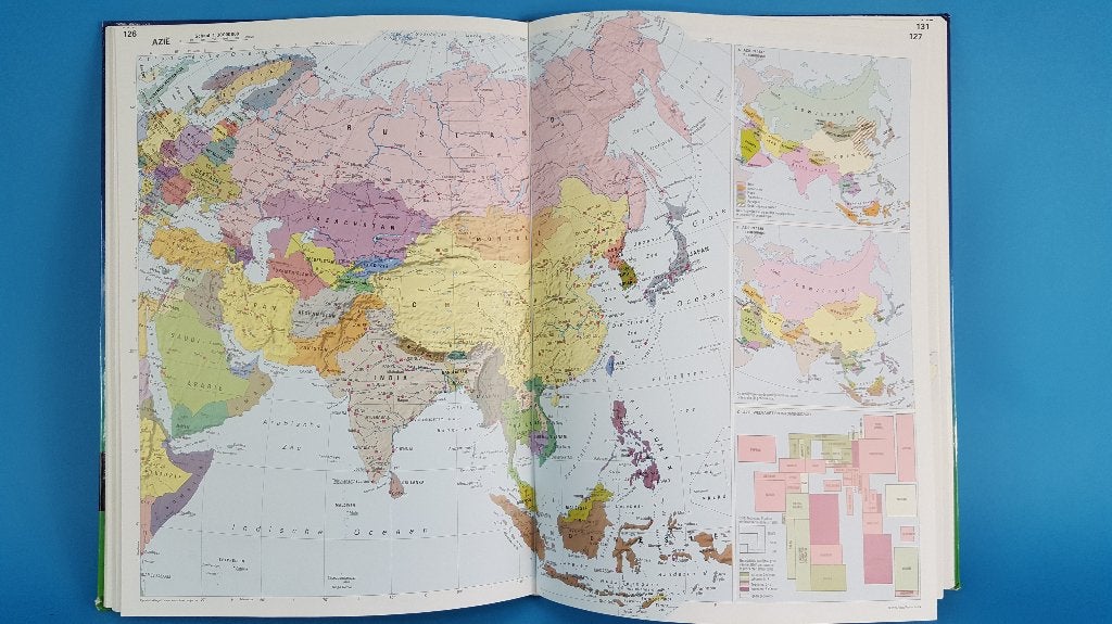 De Grote Bosatlas, editie 52, 2002/2003. 7C8, Boeken, Gelezen, Ophalen of Verzenden, Landkaart, 1800 tot 2000