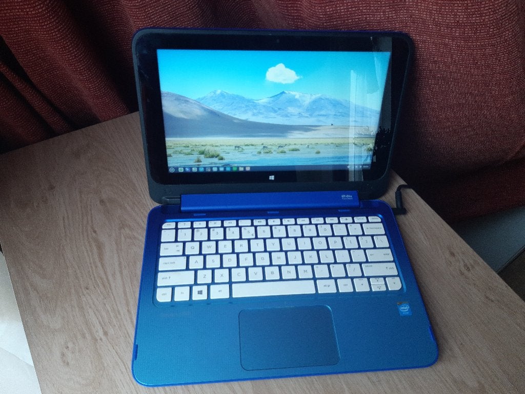HP stream x360 11" met Linux Mint, Computers en Software, Chromebooks, Hp, Qwerty, Verzenden, Touchscreen