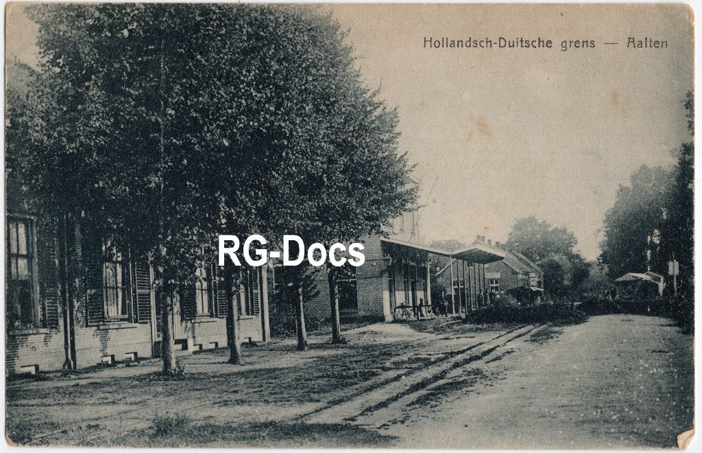 Ansichtkaart - Briefkaart Aalten Hollands-Duitse Grens 1910, Ophalen of Verzenden, Voor 1920, Ongelopen, Gelderland
