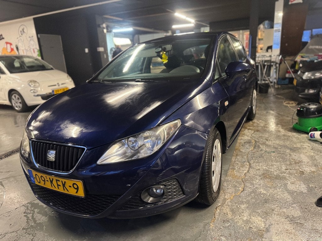 Seat Ibiza 1.2 Style, Auto's, Seat, Voorwielaandrijving, Blauw, 1198 cc, Origineel Nederlands