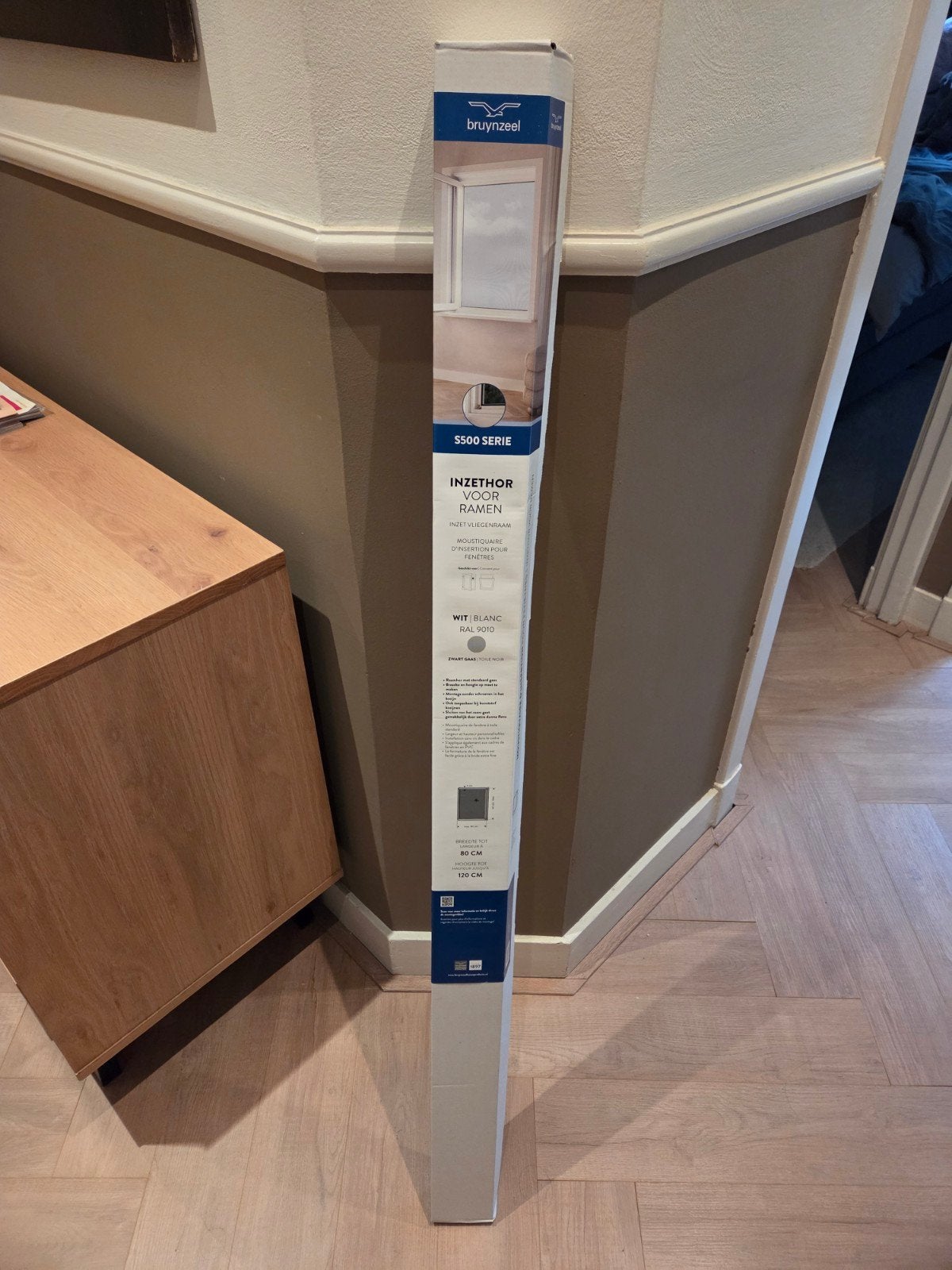 Bruynzeel Inzethor S500 voor draaikiepraam 80x120 cm wit, Ophalen