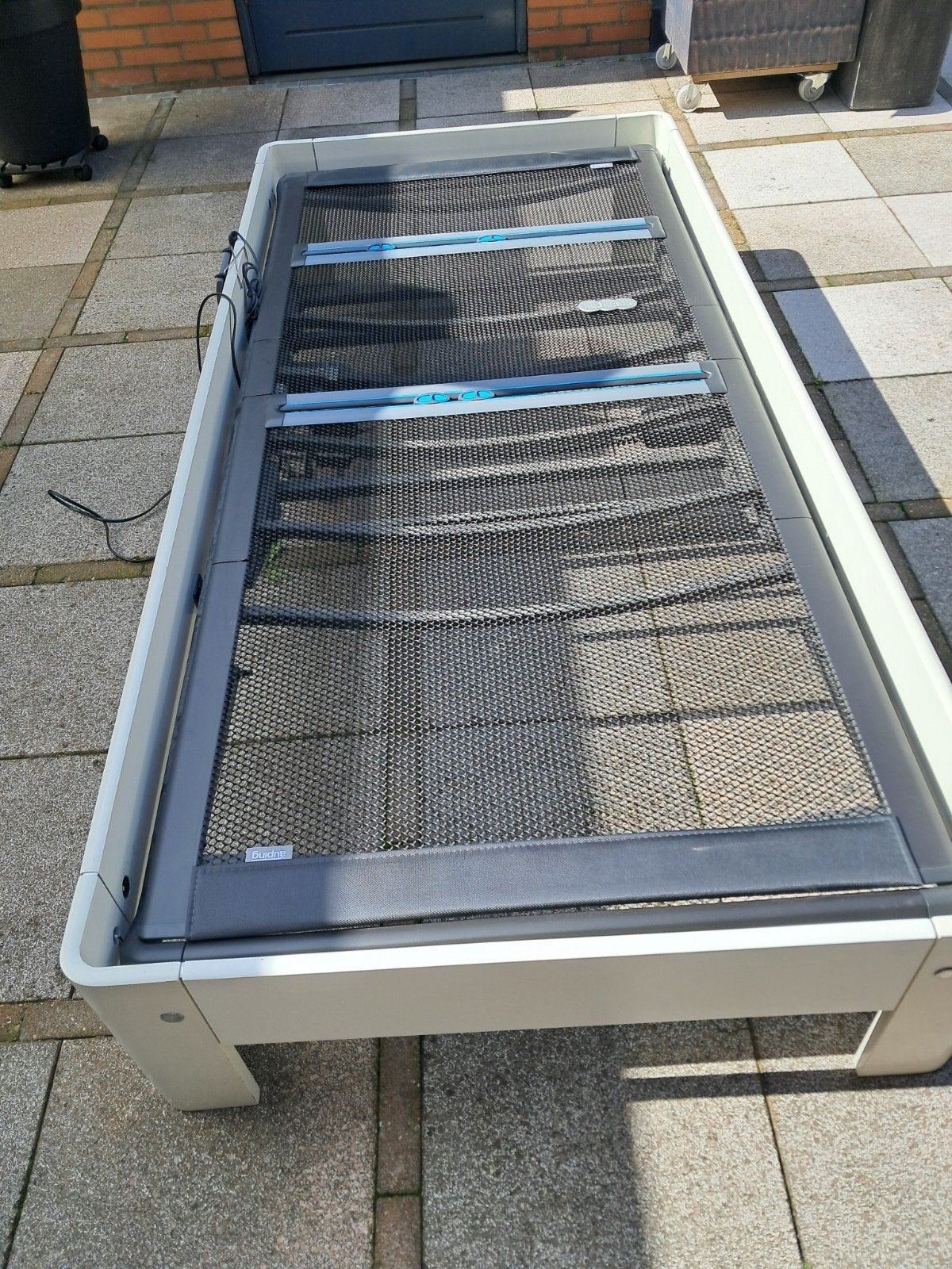 auping auronde 90x200 met electrische bedbodem, Huis en Inrichting, Slaapkamer | Bedden, Ophalen, Gebruikt, 90 cm, Eenpersoons