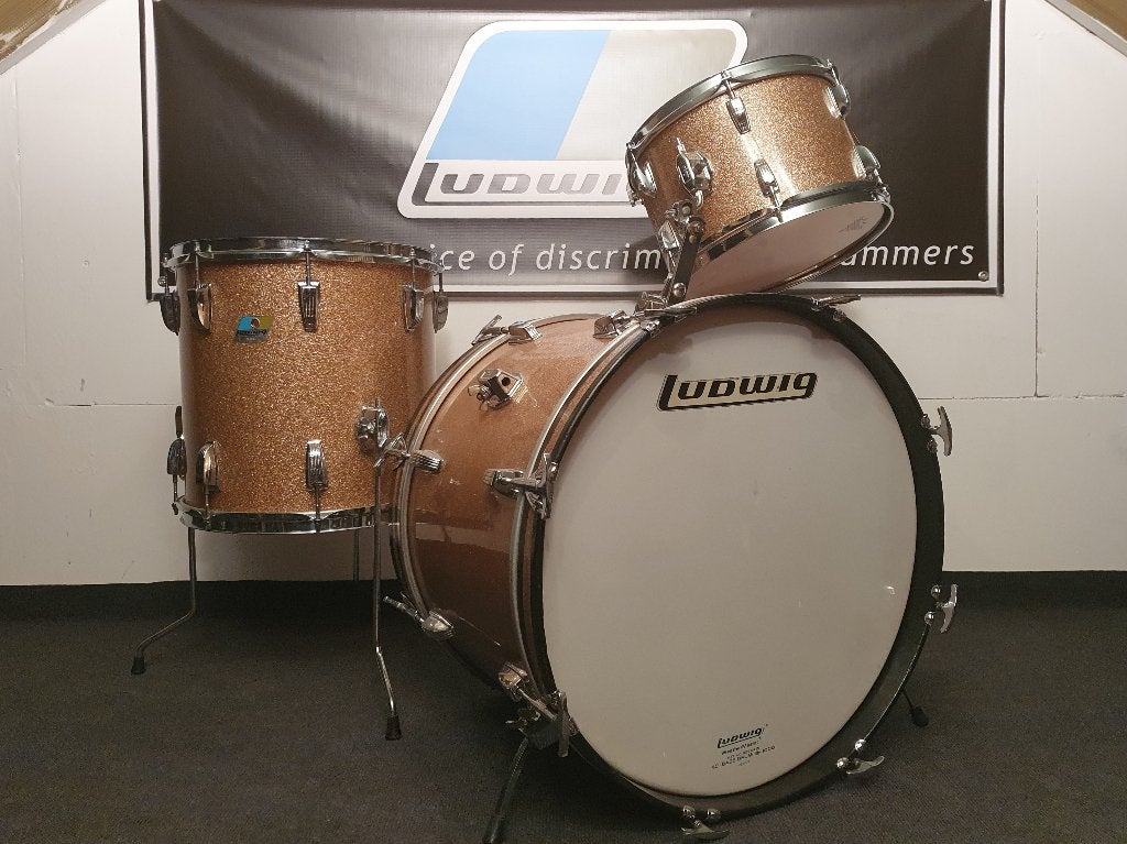 Ludwig Downbeat 1970 Champagne Sparkle, Muziek en Instrumenten, Ophalen, Gebruikt, Ludwig