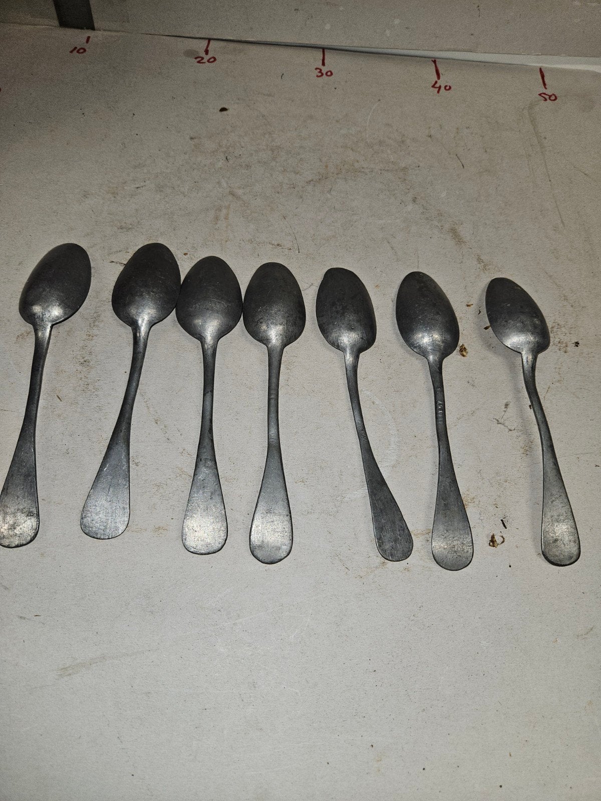 8 'Venetian Silver' lepels van Deykin & Sons, Antiek en Kunst, Ophalen of Verzenden
