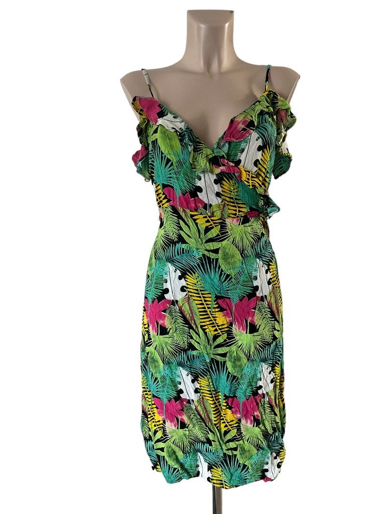 Fabienne Chapot jurk S, Kleding | Dames, Jurken, Zo goed als nieuw, Groen, Onder de knie, Ophalen of Verzenden