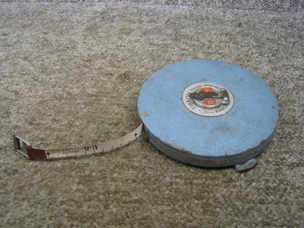 Meetlint. 30 meter. Rabone Chesterman, Verzenden, Gebruikt, Afstand