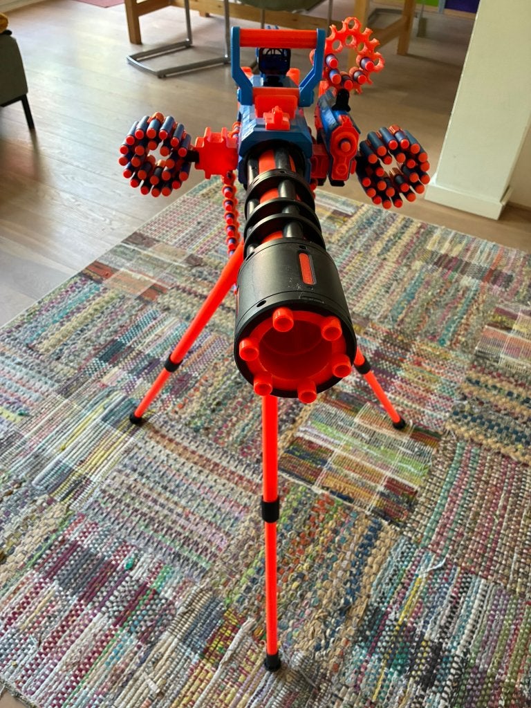 X-shot Insanity Minigun + extra's, Ophalen of Verzenden, Zo goed als nieuw
