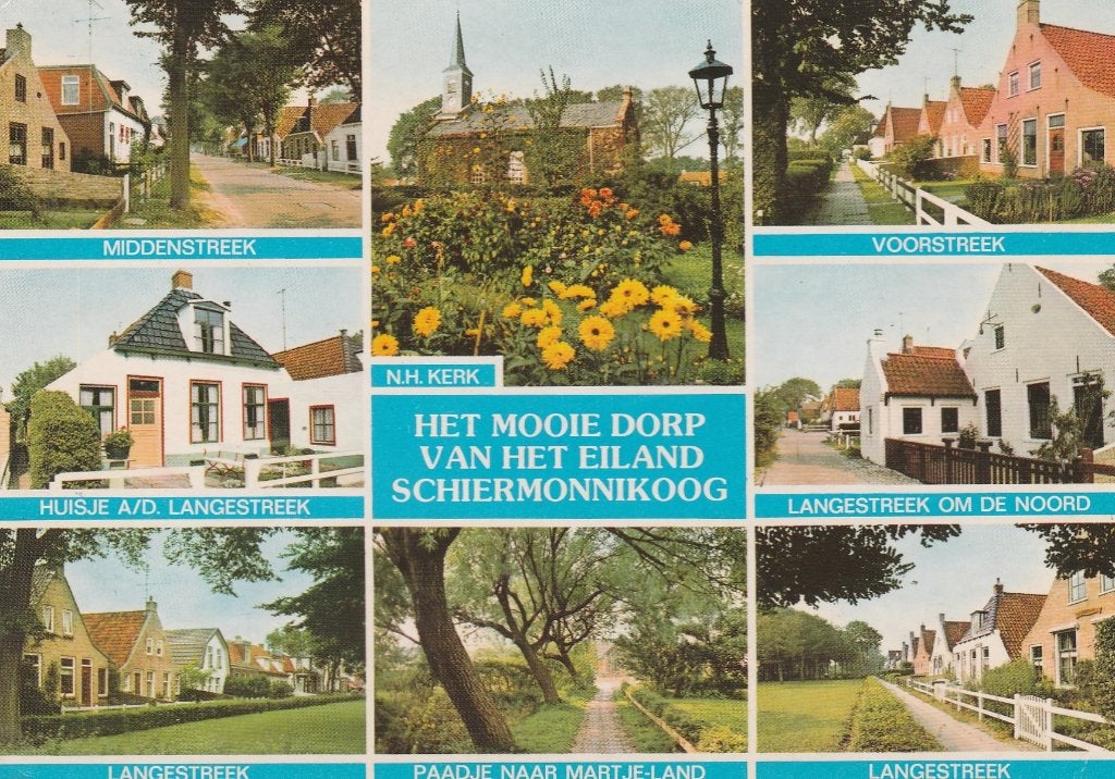 SCHIERMONNIKOOG Middenstreek Kerk Voorstreek, Verzenden, 1980 tot heden, Gelopen, Waddeneilanden