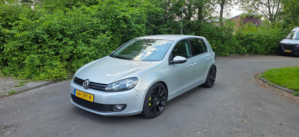 Golf 6 1.4 TSI 5-deurs highline clima navi 18inch, Zwart, 4 cilinders, 122 pk, Handgeschakeld