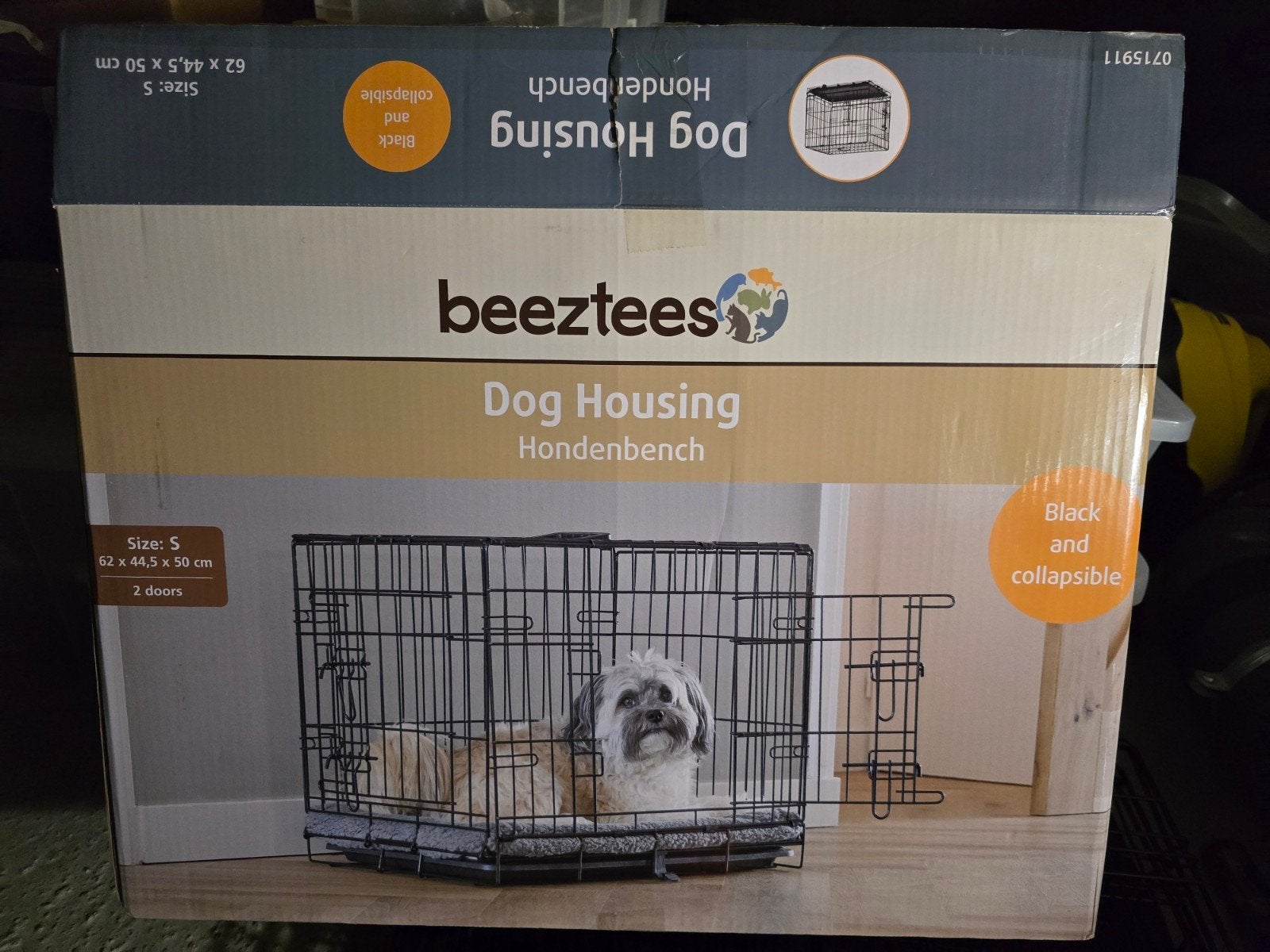 2x Honden benchen voor kleine hond, Ophalen of Verzenden, Zo goed als nieuw