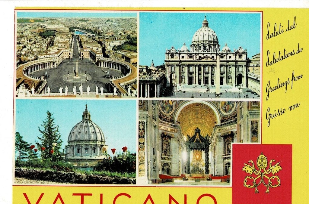 Vaticano, Vaticaanstad, Verzamelen, Ansichtkaarten | Buitenland, Ophalen of Verzenden, Gelopen, Italië