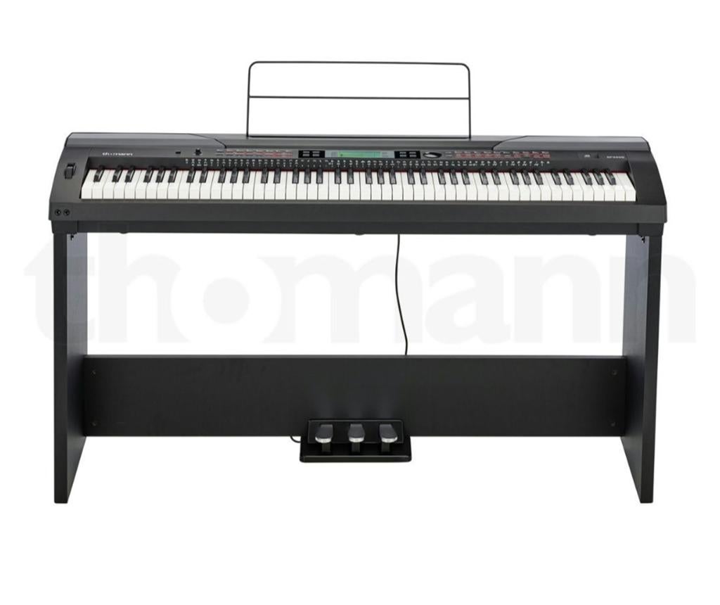 Thomann SP5600 Digitale Piano hammer action gewogen, Ophalen of Verzenden, Zo goed als nieuw, Zwart